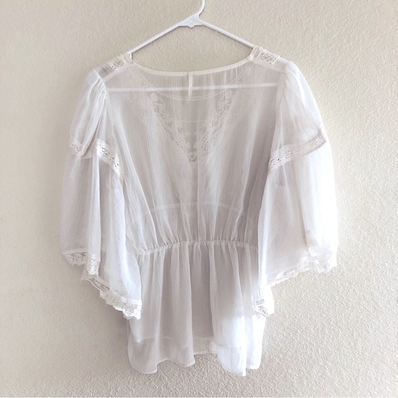 Free People sheer top size S - Picture 2 of 11